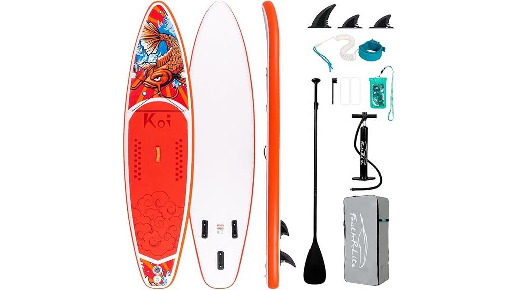 inflatable paddle board set
