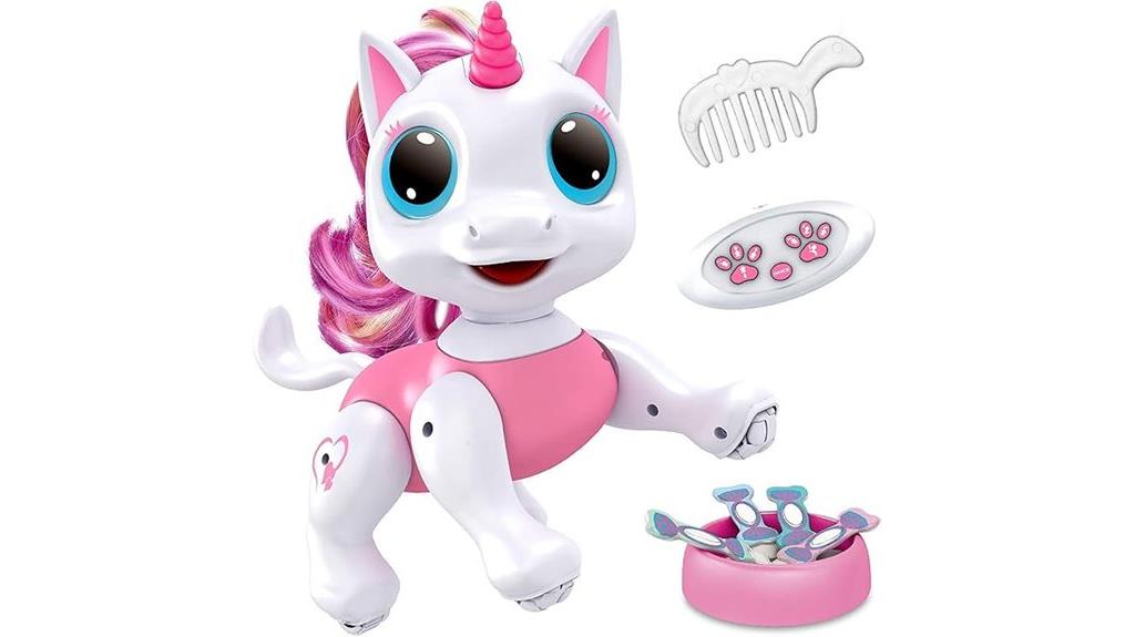 interactive unicorn robo pet