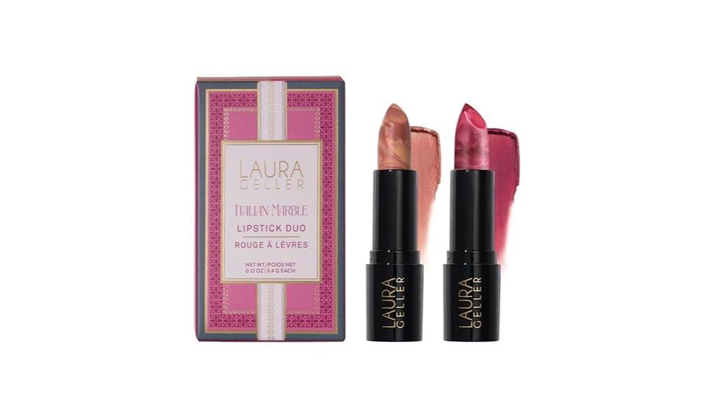 italian marble lipstick duo
