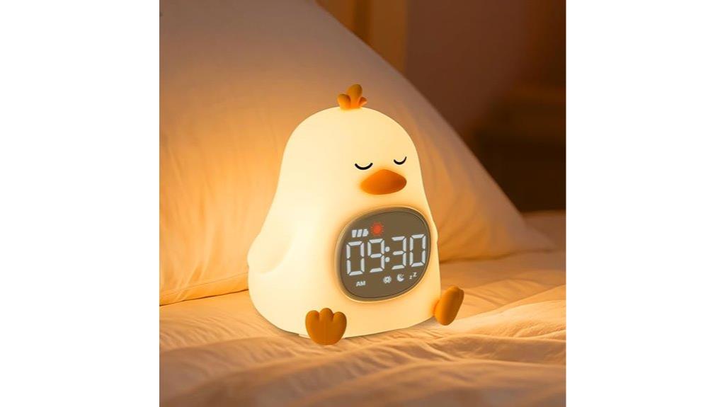 kids alarm clock with nightlight