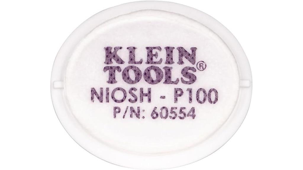 klein respirator mask filters