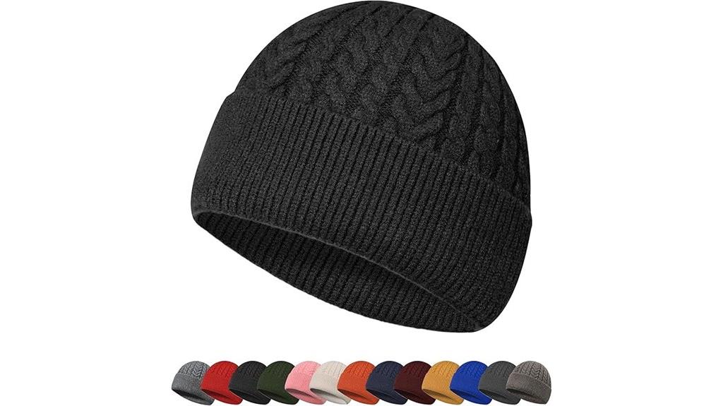 knit beanie hats for men and women