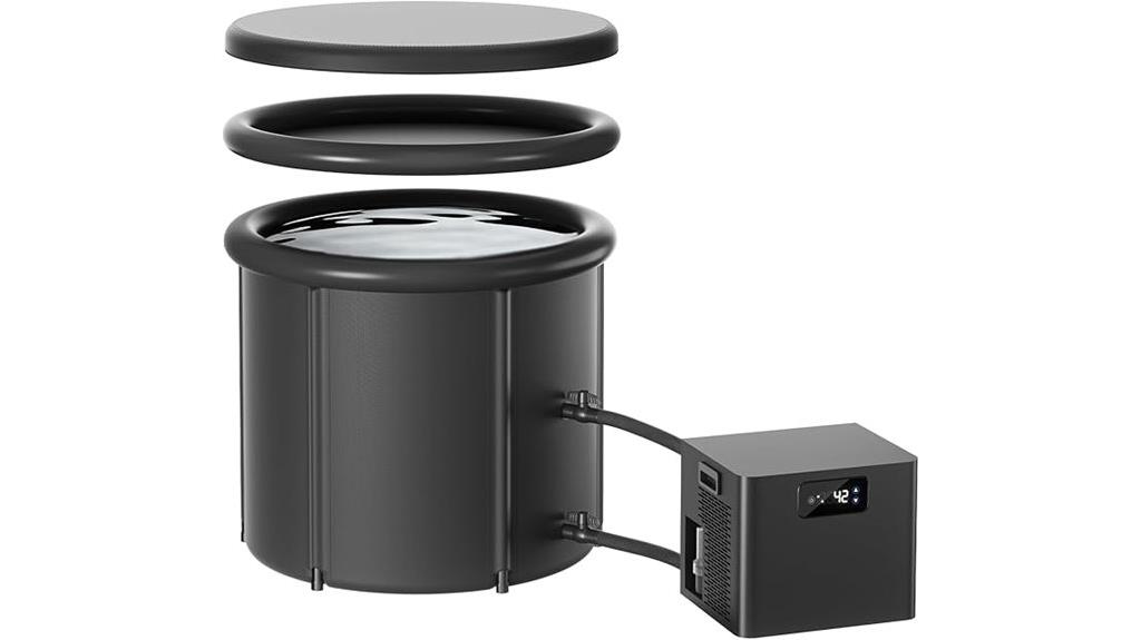 large 100 gallon cold plunge