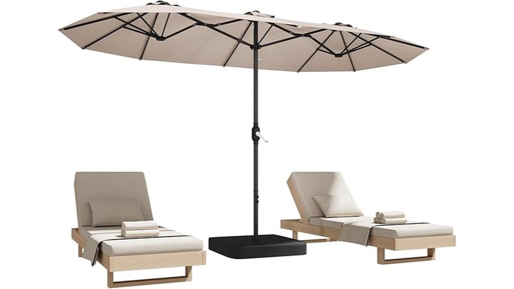 large 15ft patio umbrella