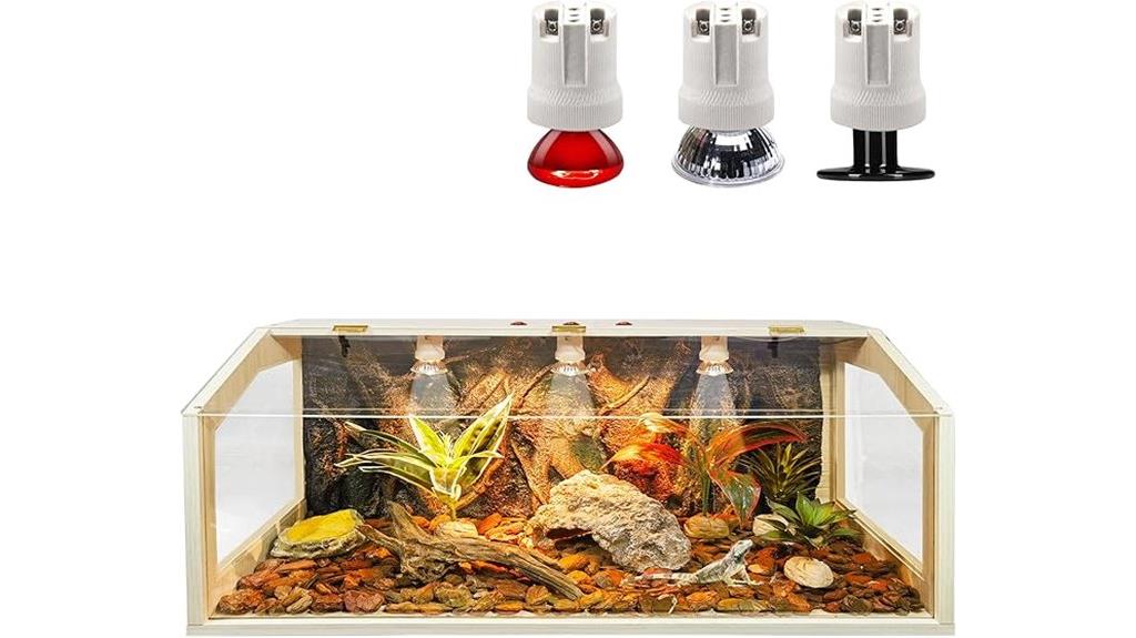 large 68 gallon reptile tank