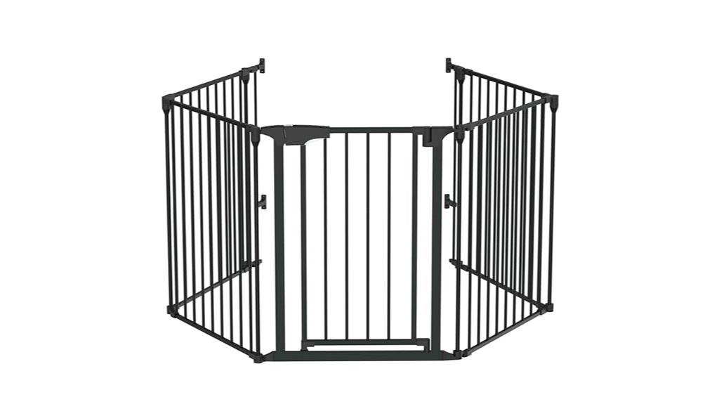 large black baby gate