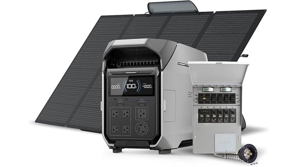 large capacity solar generator