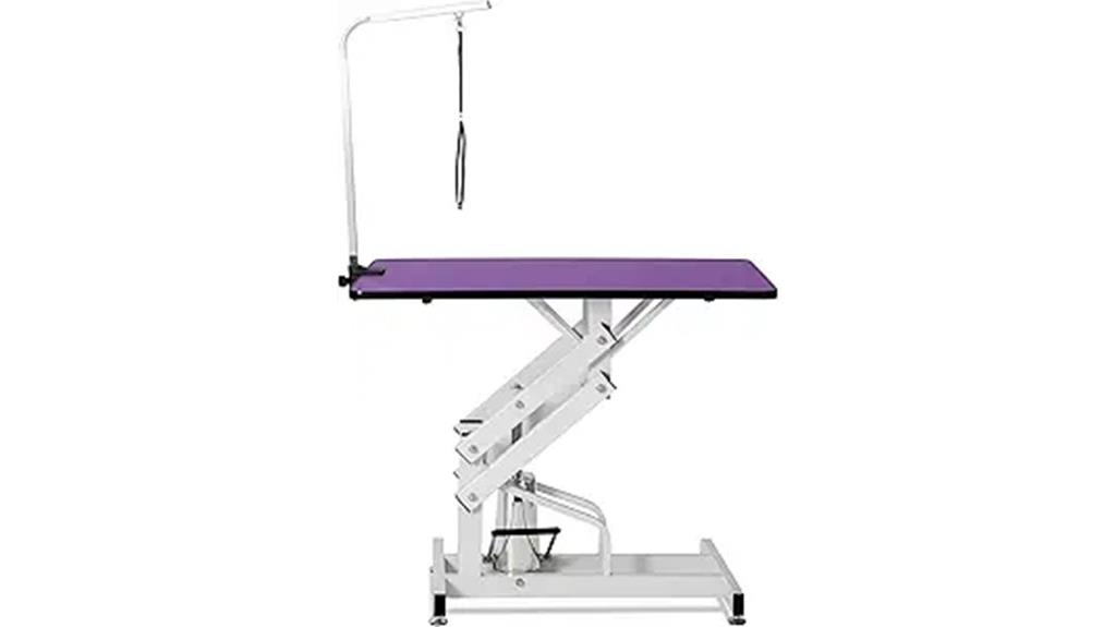 large dog hydraulic grooming