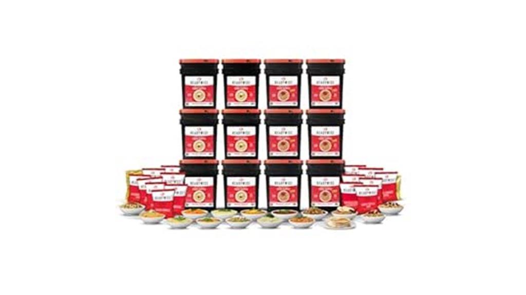 large emergency food supply