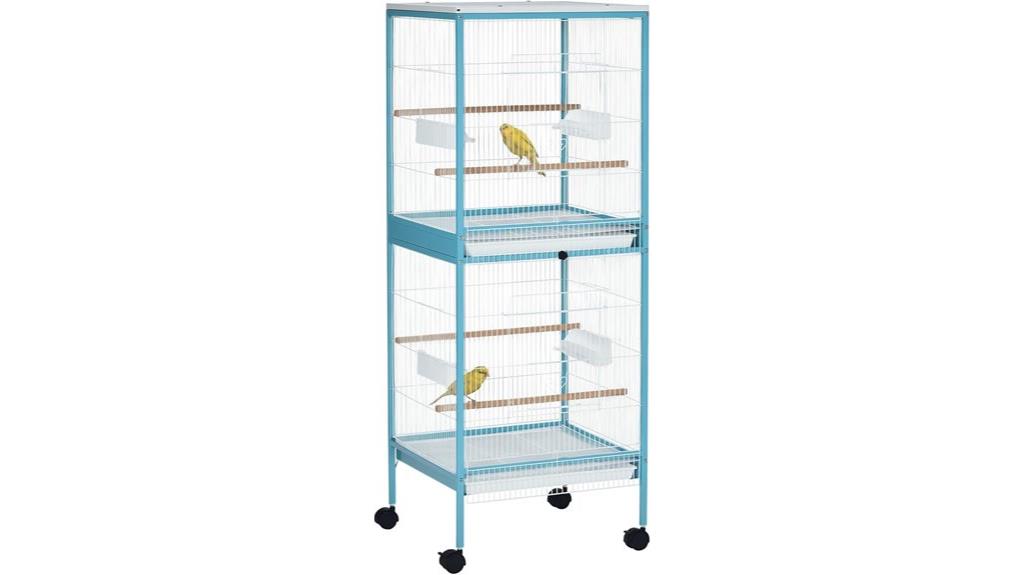 large indoor bird cage