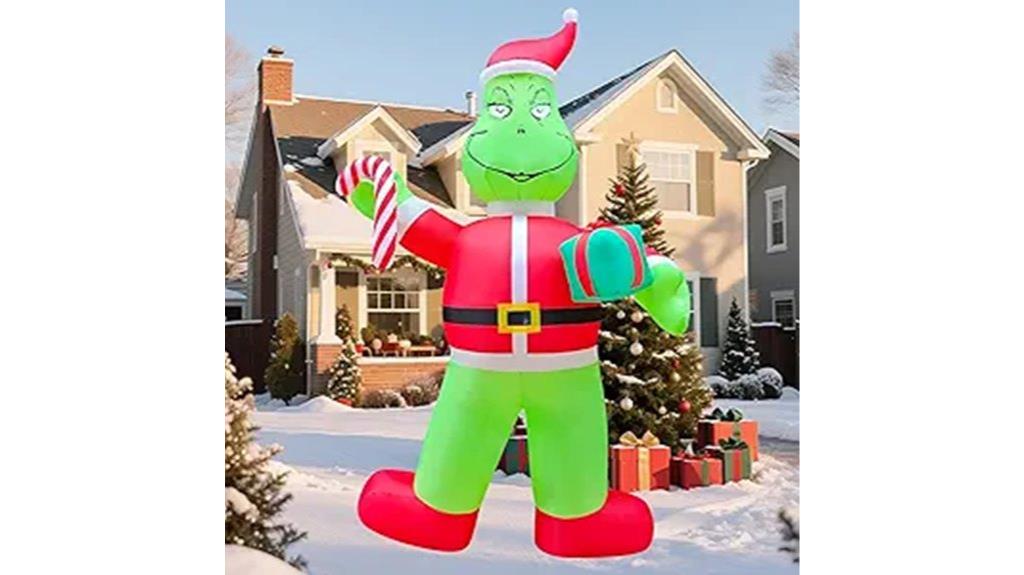 large inflatable santa