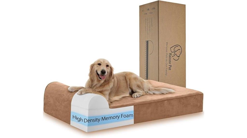large memory foam dog bed