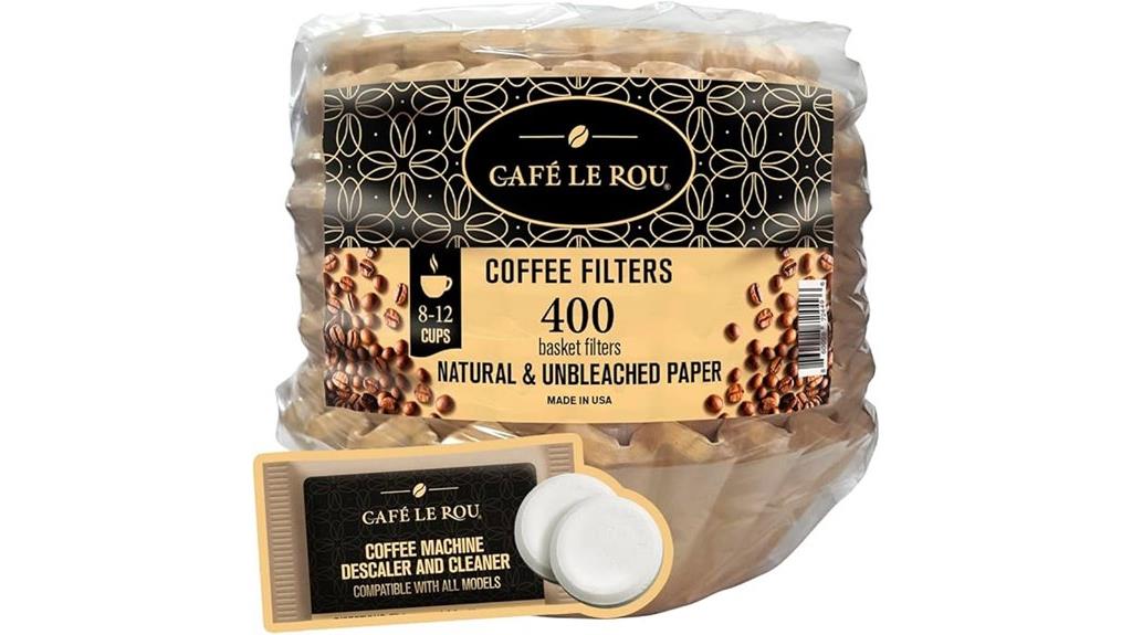 large pack of coffee filters