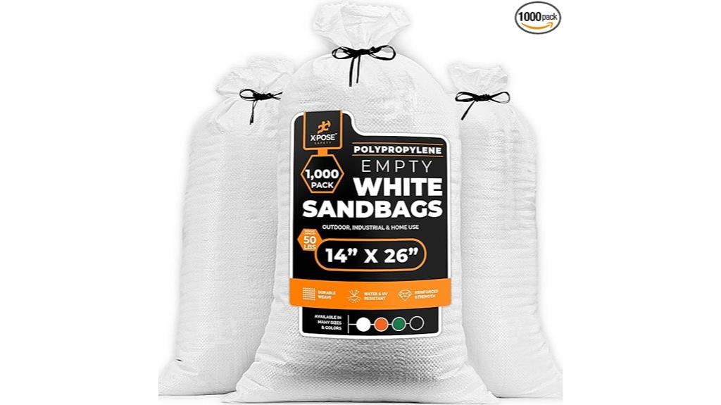 large pack of tie string sandbags