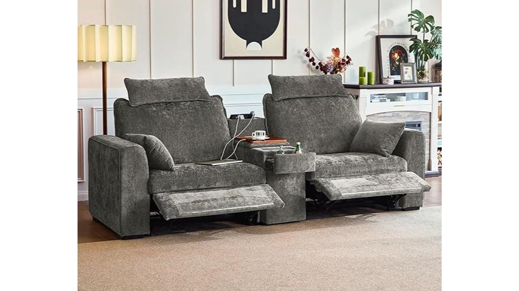 large power recliner sofa