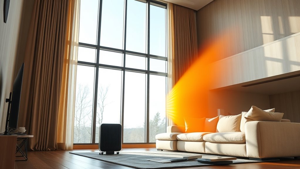 large room heating considerations