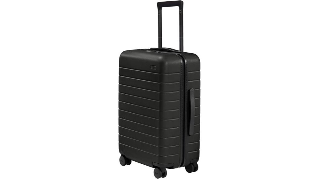 large spinner carry on suitcase