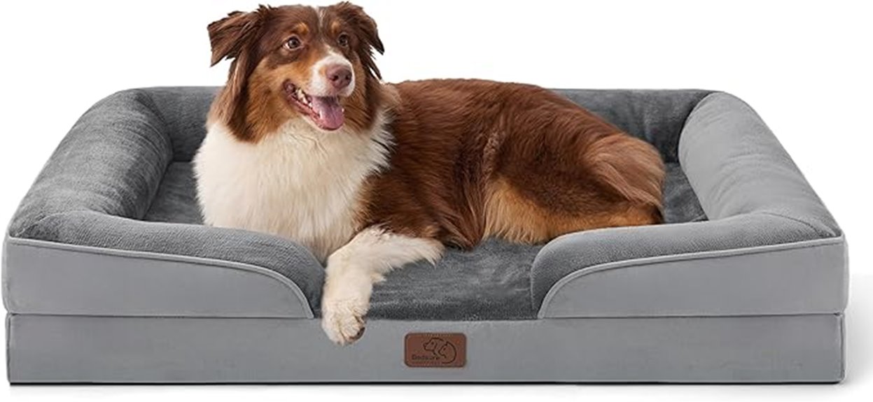 large washable orthopedic dog bed
