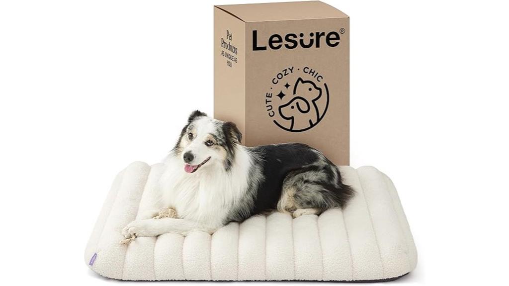 large waterproof fuzzy dog bed