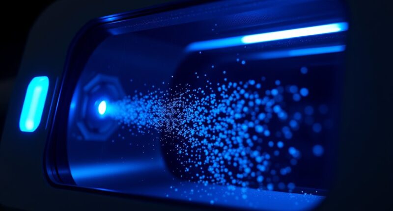 laser based particle detection