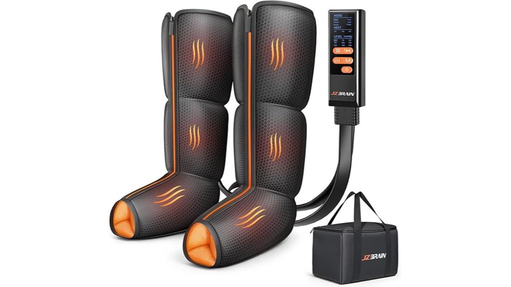 leg heat compression massager