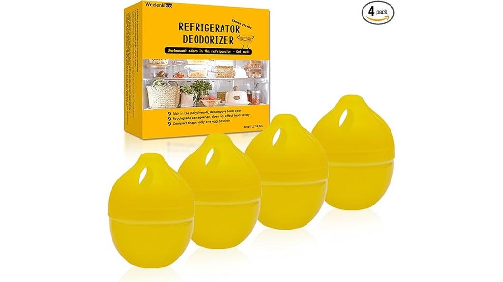 lemon gel refrigerator freshener