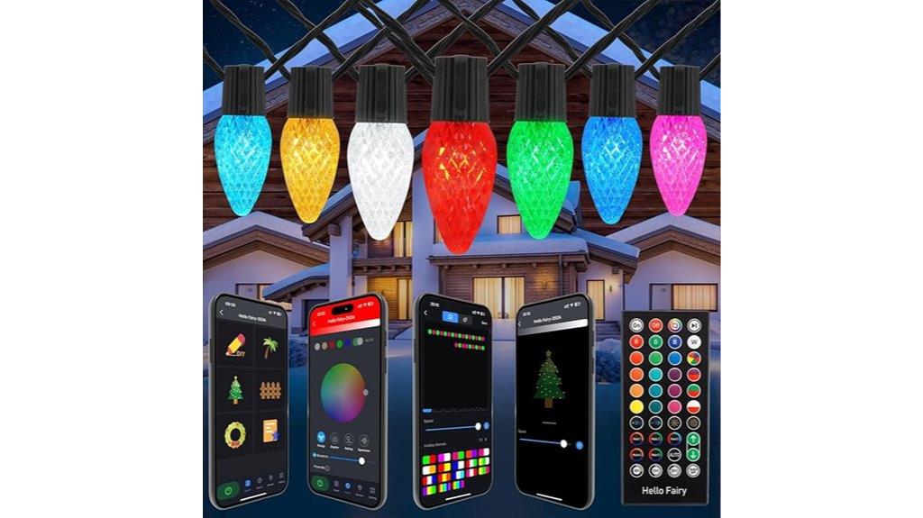 long color changing outdoor lights