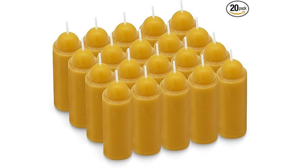 long lasting beeswax candles