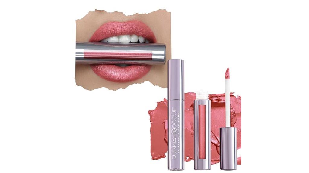 long lasting shimmering lipstick