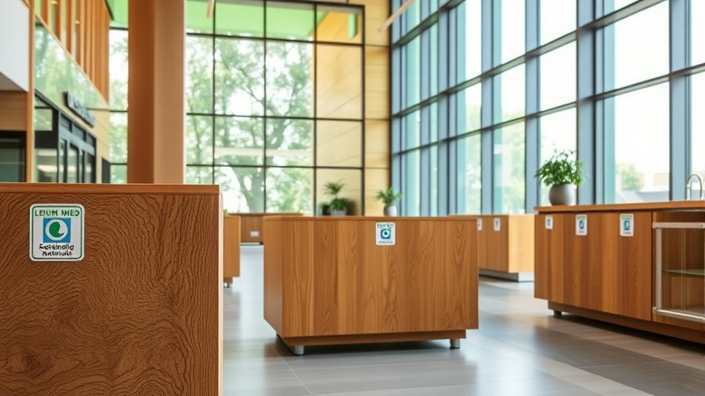 low emitting certified indoor materials