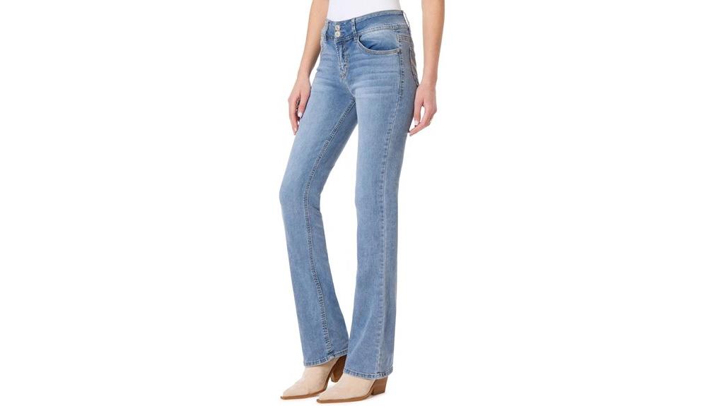 luscious curvy bootcut jeans