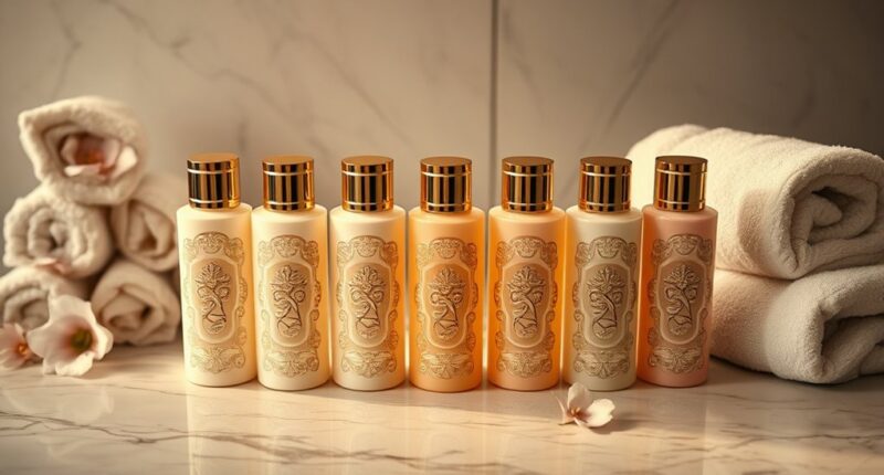 luxurious spa quality body lotion sets