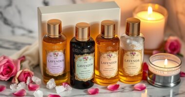 luxury bath gift sets