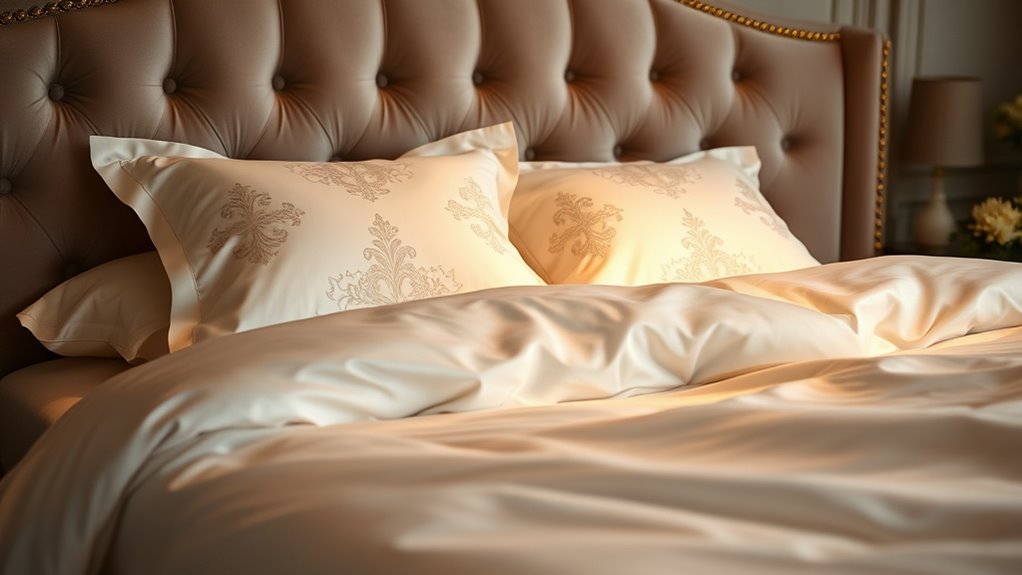 luxury bedding material quality