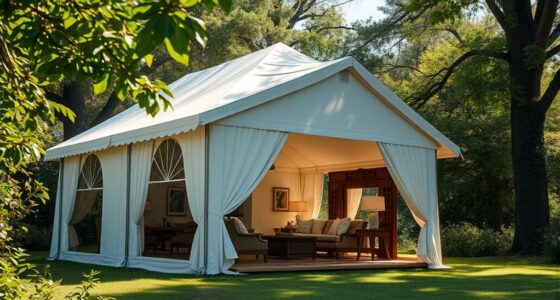 luxury camping tent options