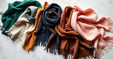 luxury cashmere scarf collection