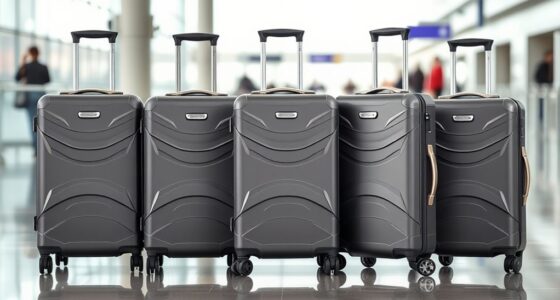 luxury durable suitcase sets