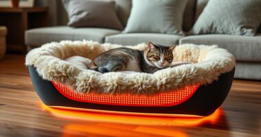 luxury heated pet beds