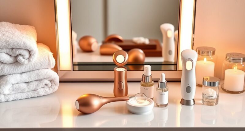luxury home facial devices