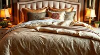 luxury king bed bedding