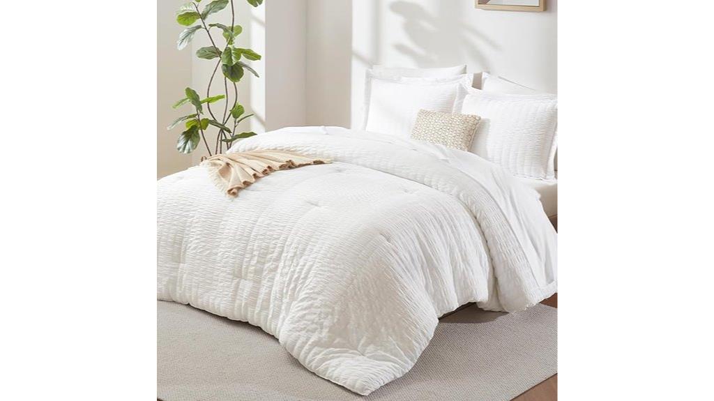 luxury king seersucker bedding