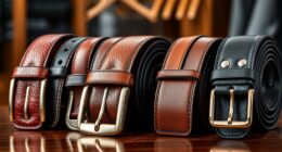luxury men s leather belts