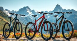 luxury mountain bike selection