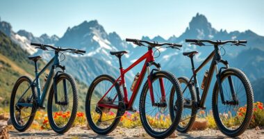 luxury mountain bike selection
