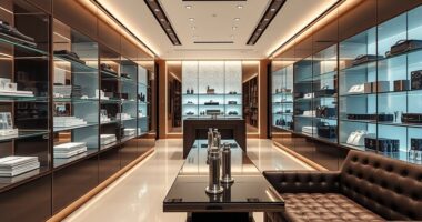 luxury retail store cleanliness