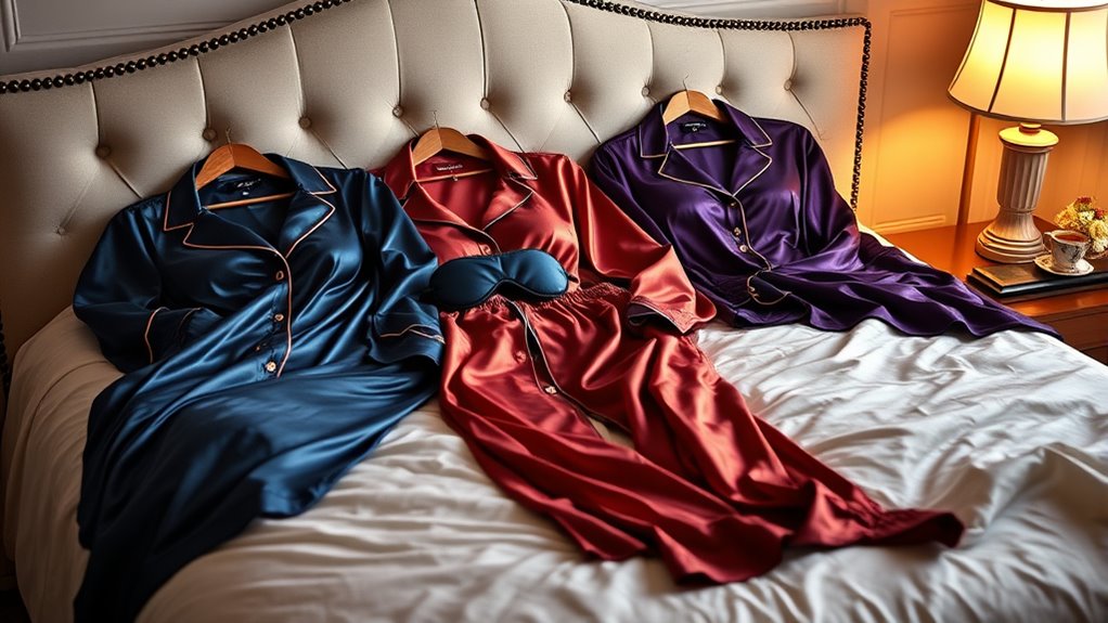 luxury silk sleepwear sets