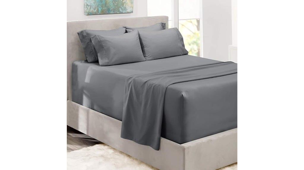 luxury six piece bedding set