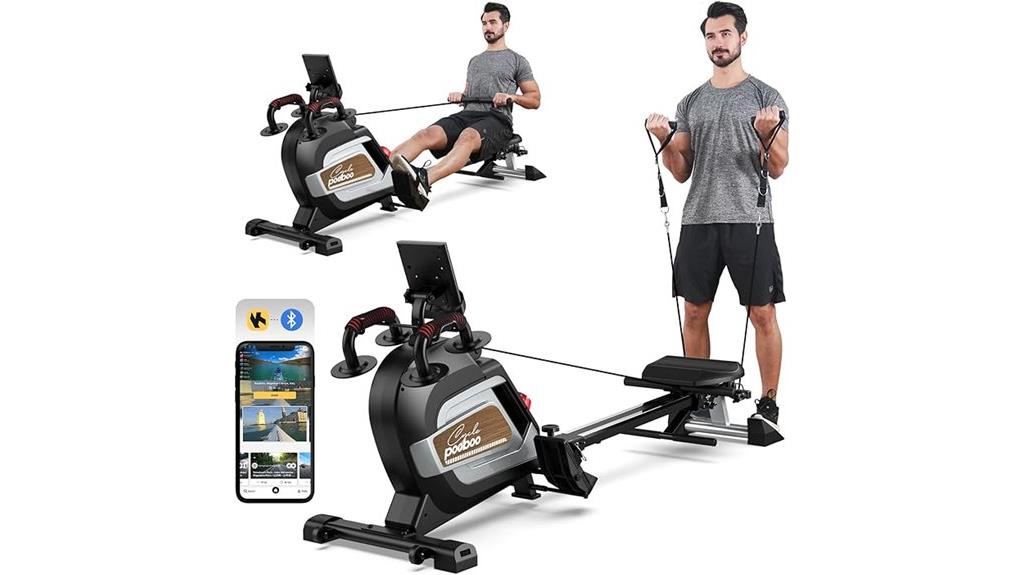 magnetic resistance home rowing