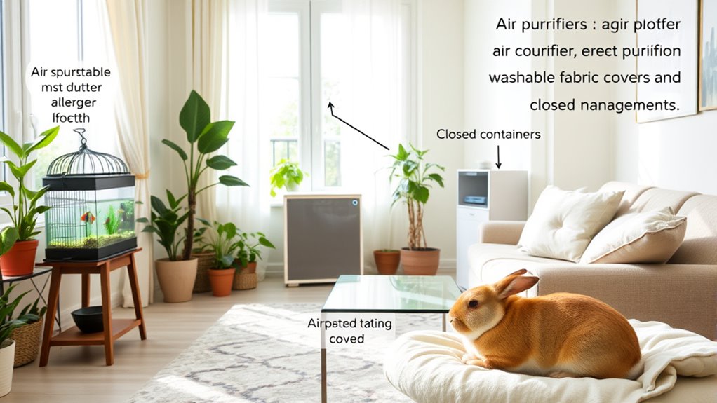 manage pet allergen exposure