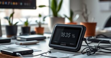 maximize portable monitor battery